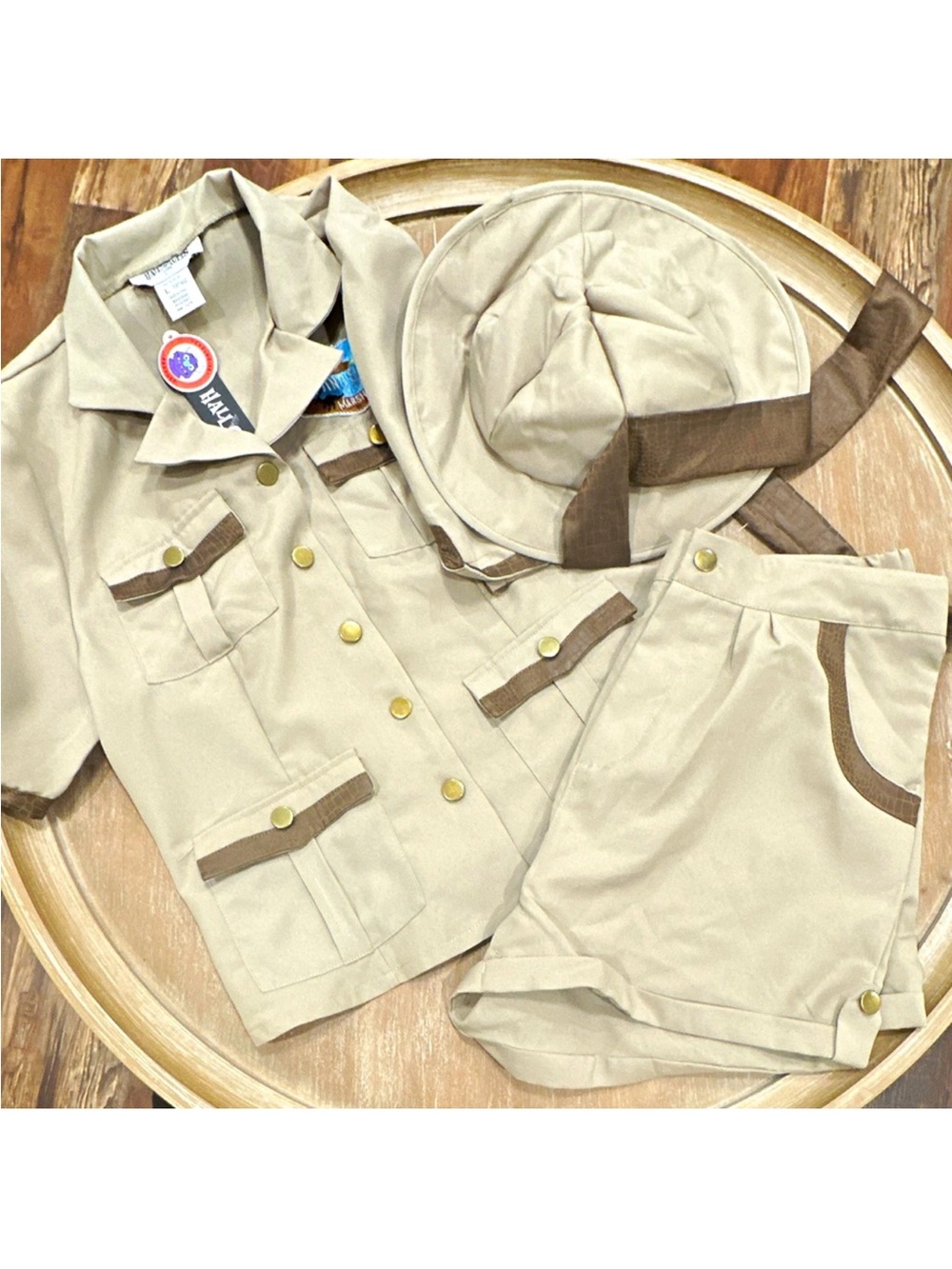 NWT Fun Costumes Women’s Paleontologist Safari Explorer Costume Set L-Large